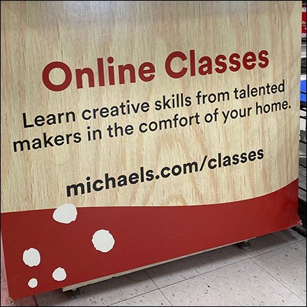 Michaels Free Online Classes QR-Code Access