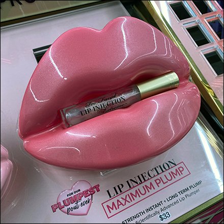 Too Faced Plump-Fill Lip-Lift Injection Display Endcap