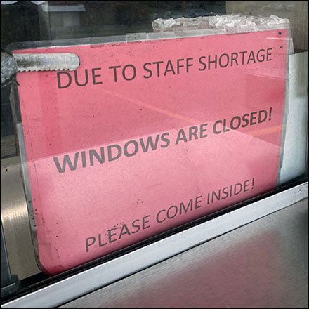 May's Drive-In Windows Invite Walk-In Service, Severe Carhop Shortage