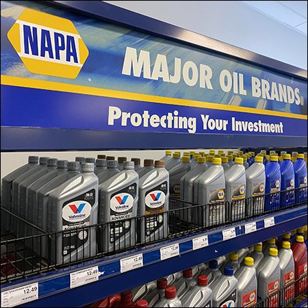 NAPA Automotive Engine Oil Multi-Brand Display Protects Your Investment
