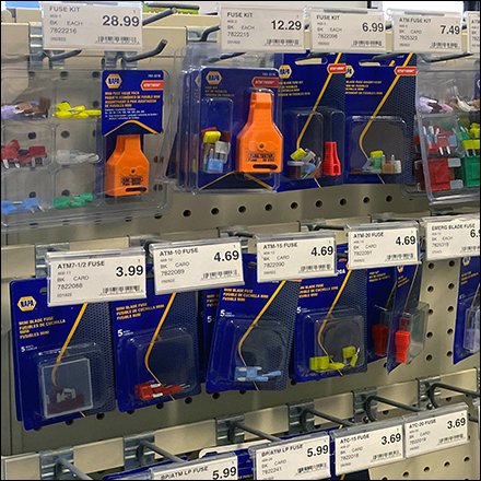 NAPA Multi-Tier Flat Bar Merchandiser Endcap