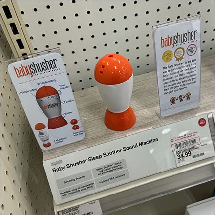 Baby-Shusher Sleep Soother Sound Machine Hero Stands Out