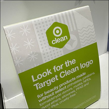Target Clean Tent Sign Table-Top Promotion