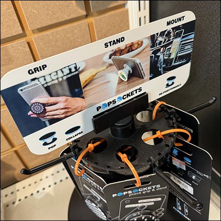 Miniature Pop Sockets Spinner Display Zip Tie Anti-Theft