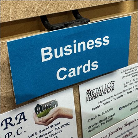 Well-Known Business Cards Create Display