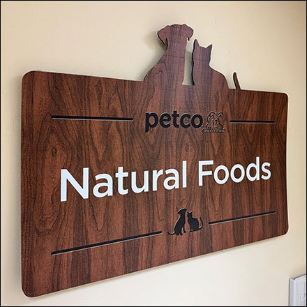 Dual Pet Natural Food Branded Sign Series Design