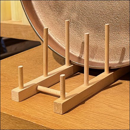 Upscale Serving Tray Plate Rack Display