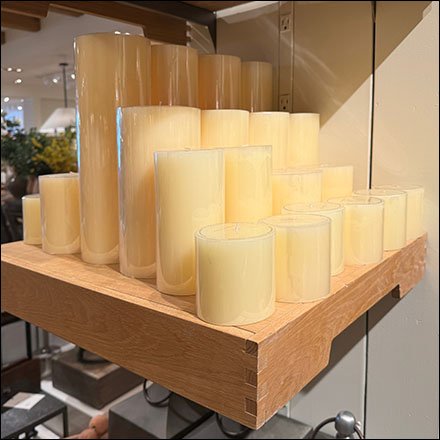 Assorted Candle Lantern Vertical Display
