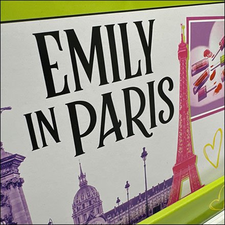 Emily In Paris Runaround Cosmetics Endcap Highlight