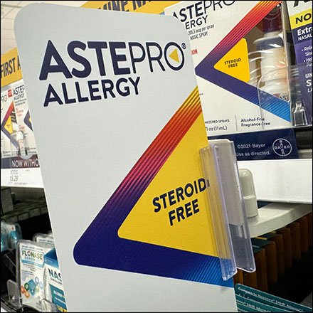 AstePro Allergy Relief Promo Clip Bottom Mounts