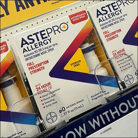 AstePro Allergy Top-Shelf Shelf Management System