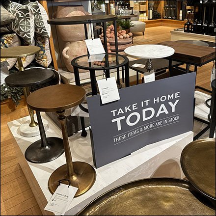 Take-It-Home-Today End Table Platform Display Merchandising