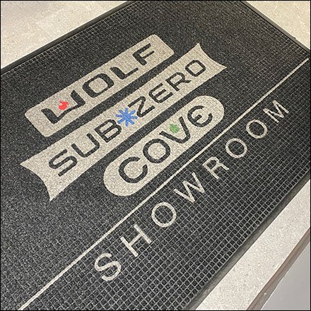 Communal Showroom Welcome Mat Supports All Brands