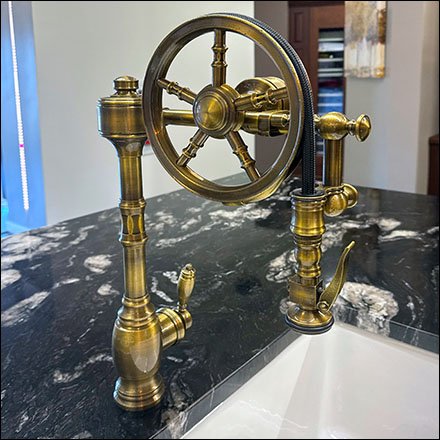 Steam Punk Faucet Sprayer Ultimate Vintage Display