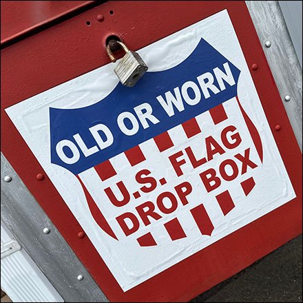 Repurposed USPS Mailbox Old Worn Flag Drop Box