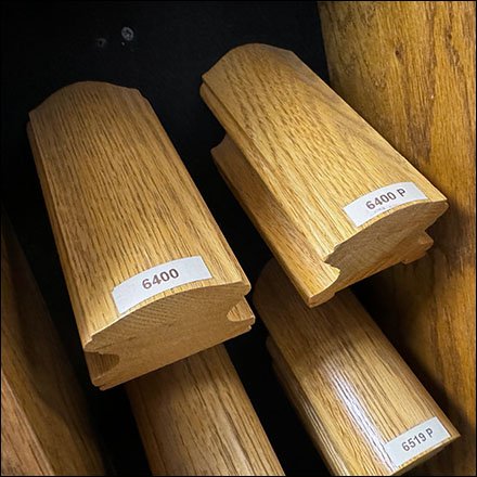 Smith Stair Banister Sample Display Rack