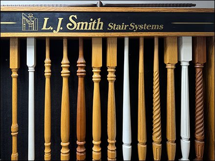 Smith Stair Banister Sample Display Rack