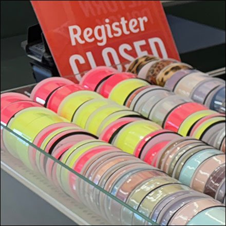 Last Chance Ribbon Selection Cashwrap Merchandising