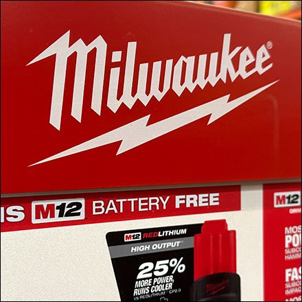 Milwaukee Tools Endcap Merchandising With Security Grate