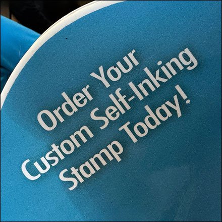 UPS Self-Inking Custom Stamp Display Heroes