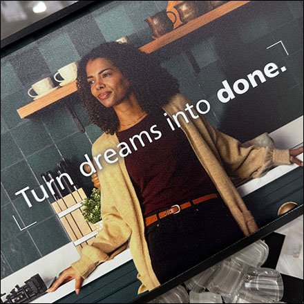 Turn Dreams Into Done Tile Sample Exhibit