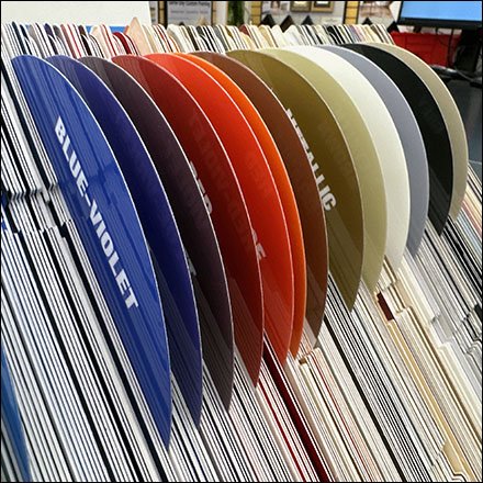 Color-Coded Picture Frame Mat Selection System