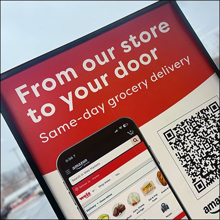 Store To Door Shopping Same Day QR-Code