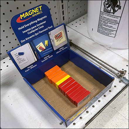 Colorful Block Magnet Color-Coding Display