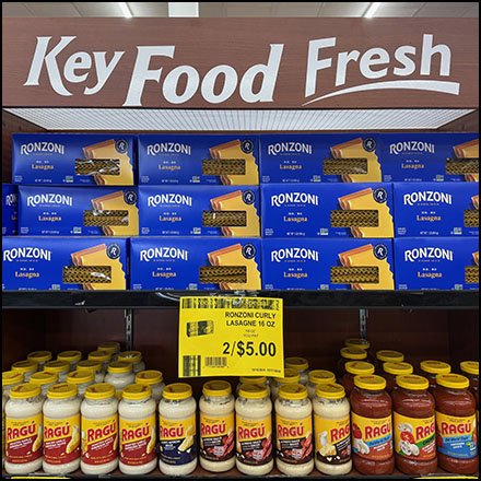 Key Food Fresh Endcap Standout Merchandising Display
