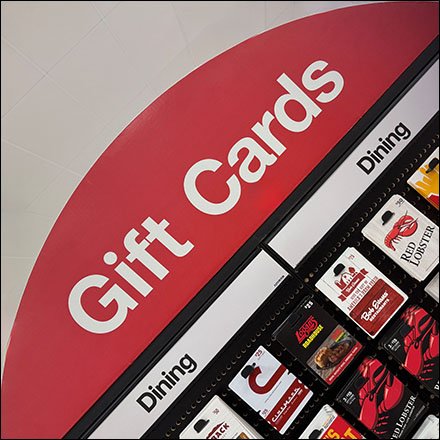 Vast Gift Card Inline Display at Target