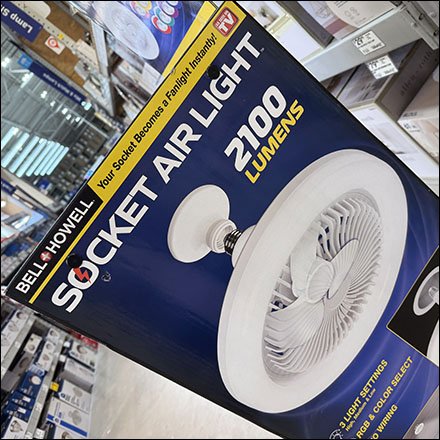 Bell+Howell LED Socket Air Light Display