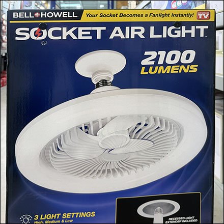 Bell+Howell LED Socket Air Light Display
