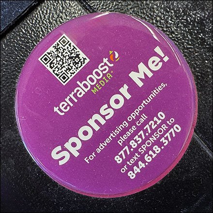 TerraBoost Media Sponsor Me QR Code Response Button