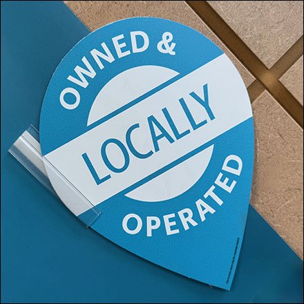 Owned & Operated Locally Map Marker Location Pin