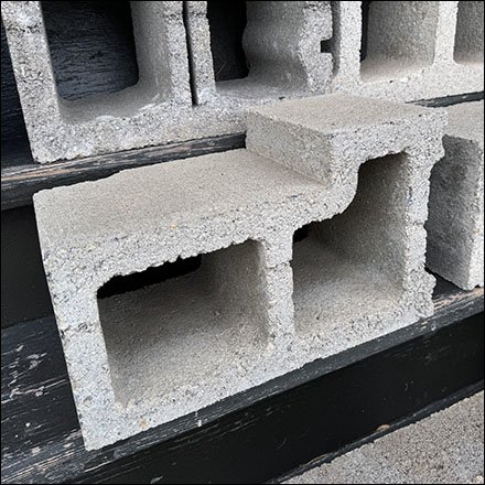 Custom Cinder Block Design Or Defect