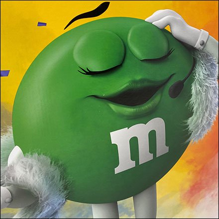 Musical M&M's Candy Aisle Display Via Pallet