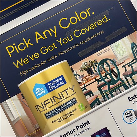 Inline Got You Covered Paint Display Allows Returns