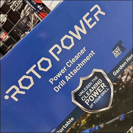 RotoPower Drill Power Cleaner Freestanding Display