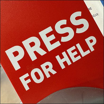 Call Button Aisle Invader Offers Help