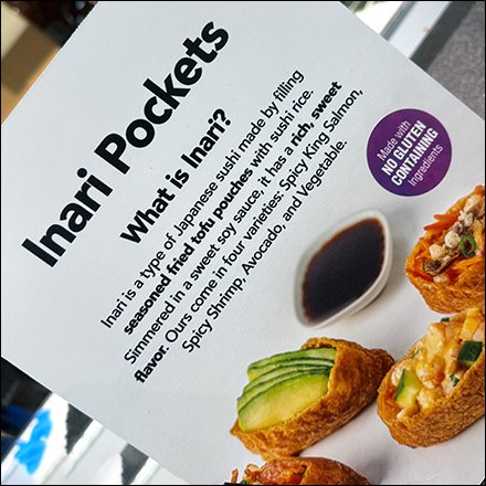 What Are Inari Pockets Answer Countertop Sign