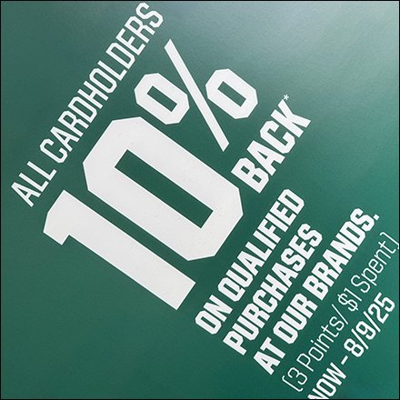 Cardholder Multilevel Bonus Rewards QR-Code Sign