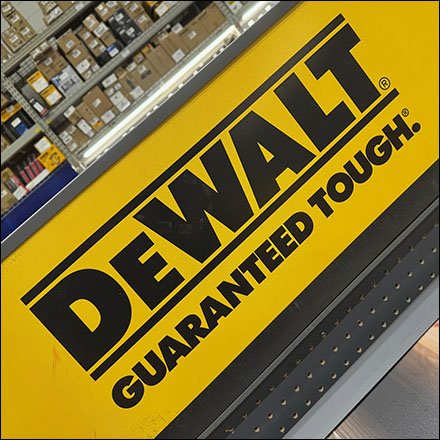 DeWalt Power Tool Combo Gated Display Inline Security