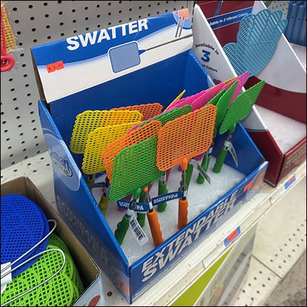 Unconventional Extendable Reach Flyswatter Display Design