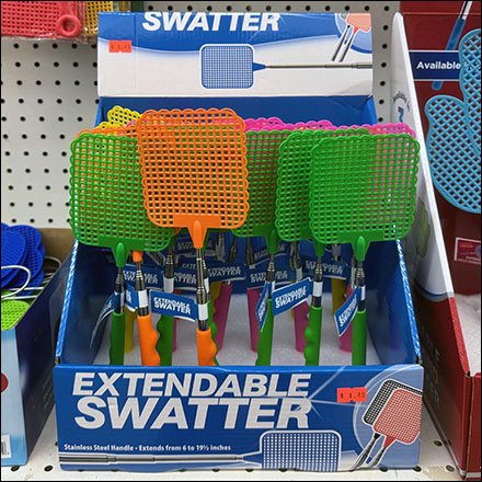 Unconventional Extendable Reach Flyswatter Display Design