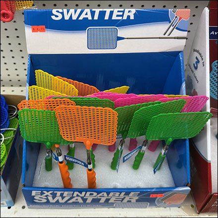 Unconventional Extendable Reach Flyswatter Display Design