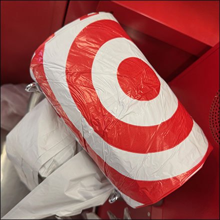 Target Branded Unlimited Shopping Bag Rolls At Checkout