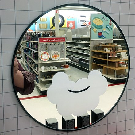 Harry’s Shaving Mirror Endcap Razor Display