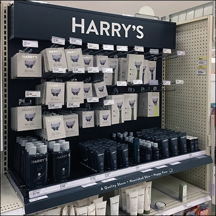 Harry's Inline Gondola Razor Display Lineup