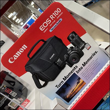 Canon EOS Camera Kit All-In-One Display Grouped Pallet Merchandising 