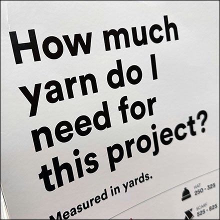 How Much Yarn Needed Knitting Chart For Apparel Information 